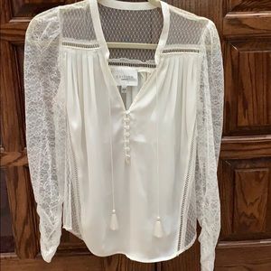 Express ivory blouse